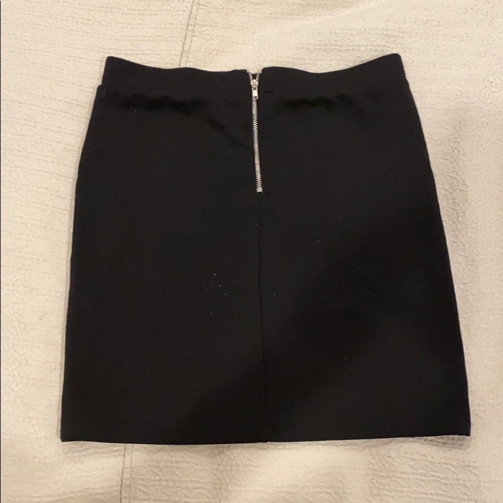 Black miniskirt